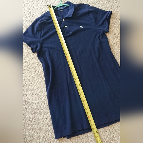 Polo Ralph Lauren The mesh Mini Navy short dress size XL - Picture 12 of 13